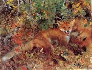 bruno liljefors Foxes oil